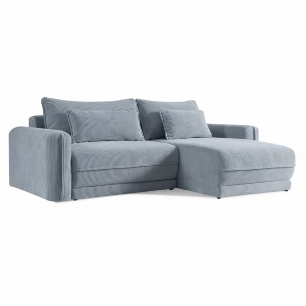 Canapé d’angle convertible avec coffre – Confort & design moderne